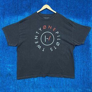 Twenty One Pilots Blurry Face Anniversary Rock T-Shirt Size XXL